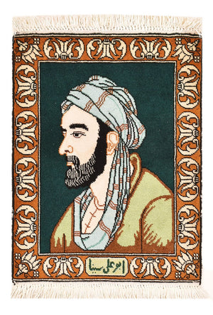 Dywan perski - Tabriz - Królewski - 60 x 46 cm - wielokolorowy