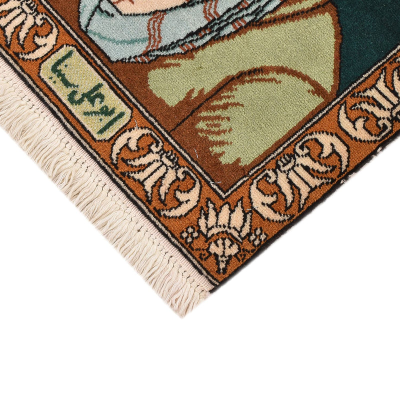 Dywan perski - Tabriz - Królewski - 60 x 46 cm - wielokolorowy