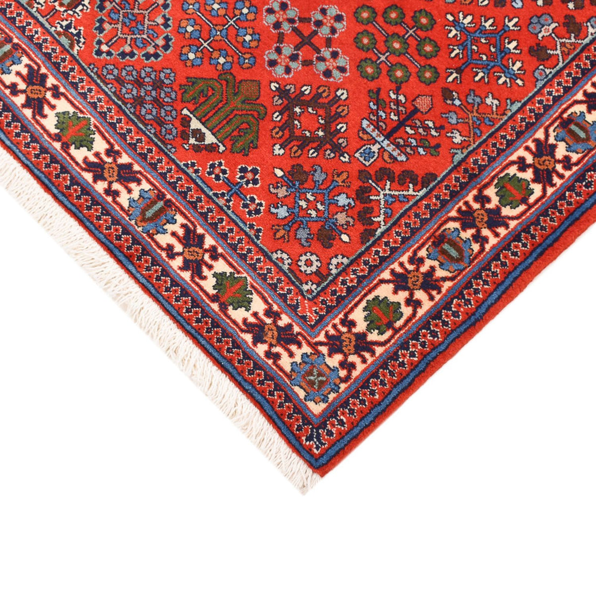 Perski dywan - Nomadyczny - 150 x 113 cm - czerwony