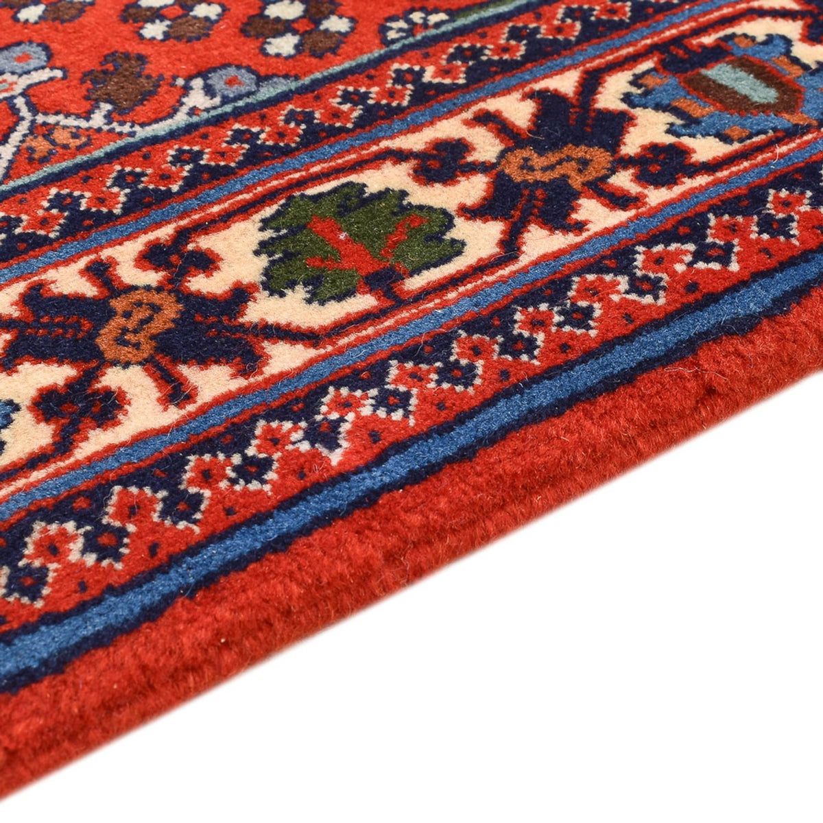 Perski dywan - Nomadyczny - 150 x 113 cm - czerwony