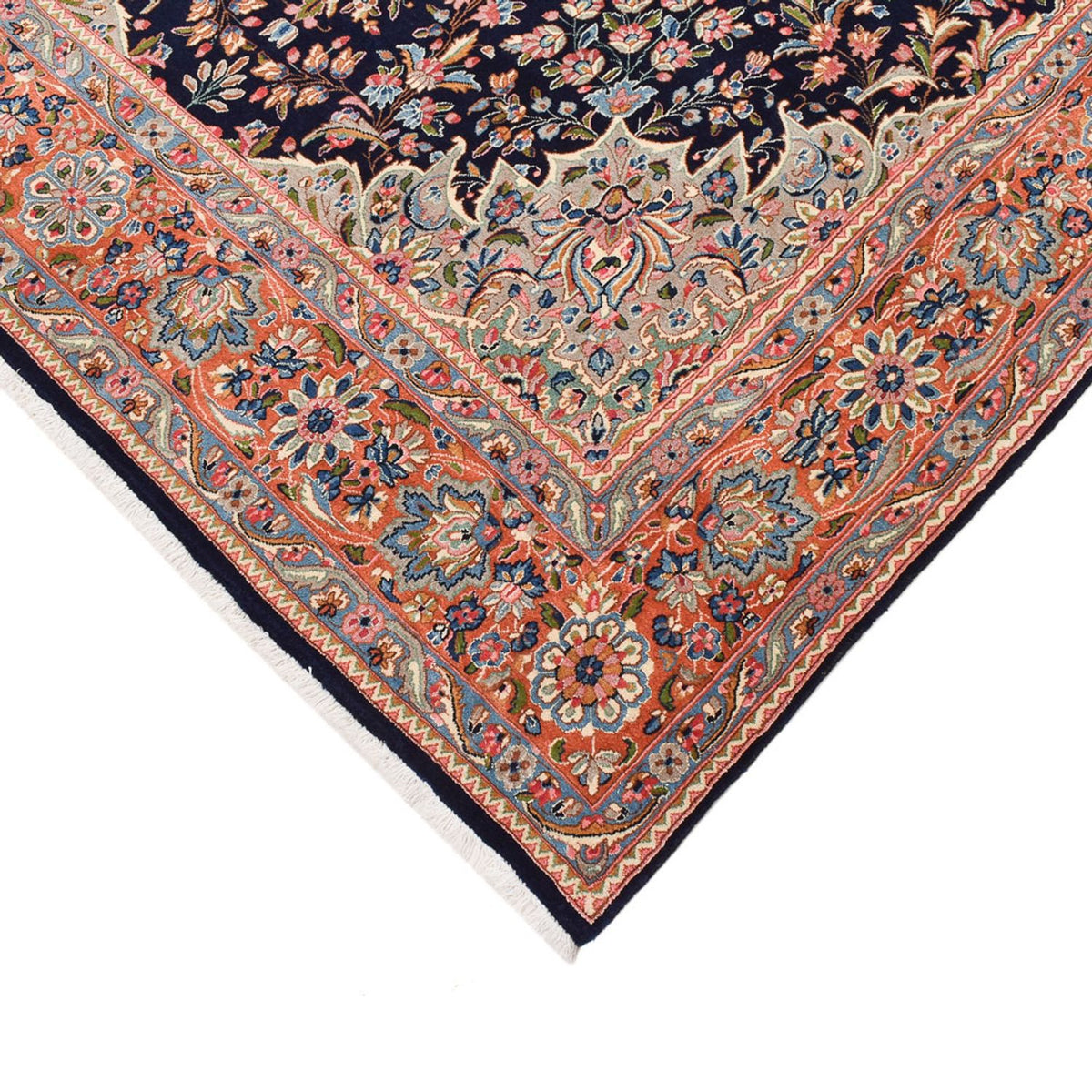 Dywan perski - Royal - 314 x 194 cm - ciemnoniebieski