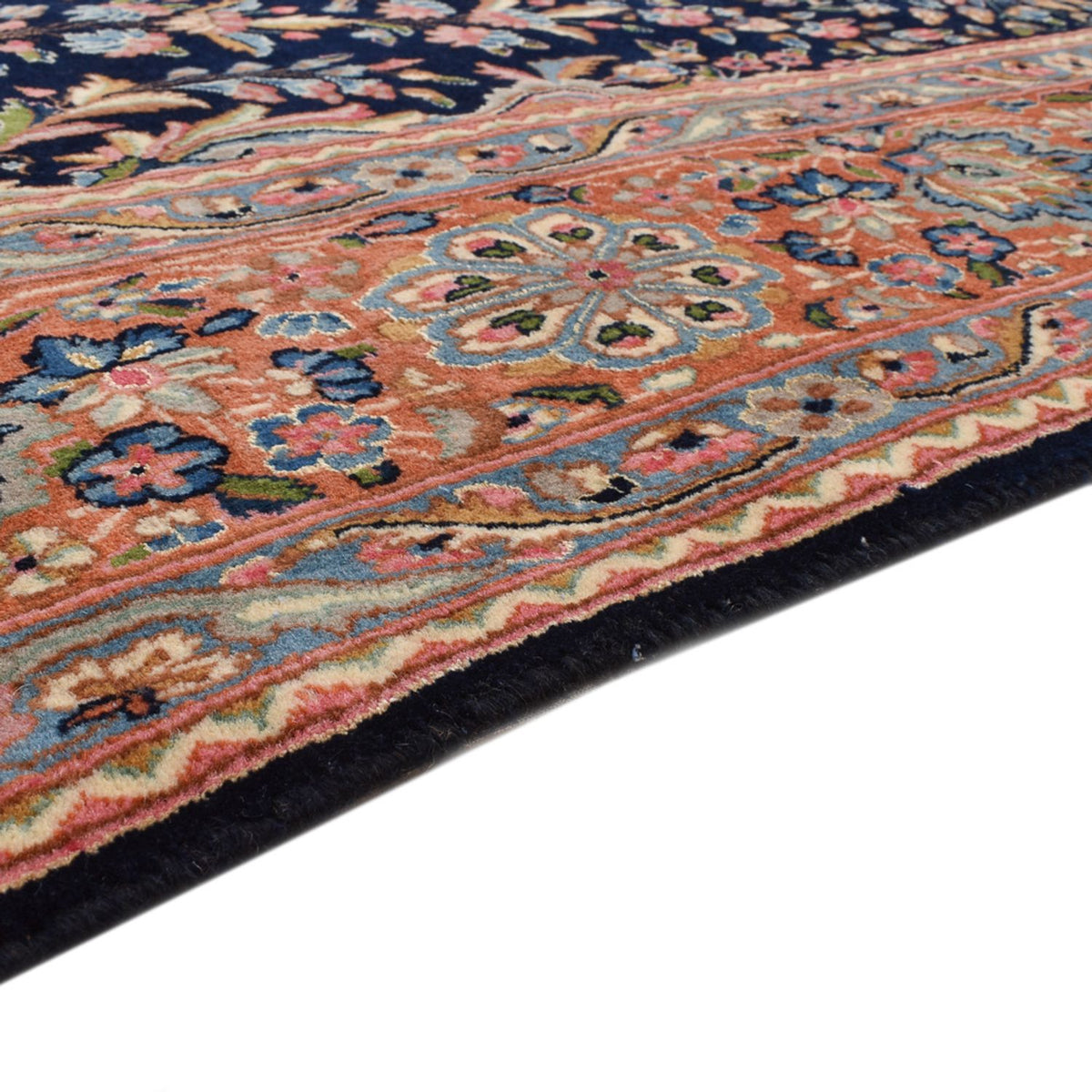 Dywan perski - Royal - 314 x 194 cm - ciemnoniebieski