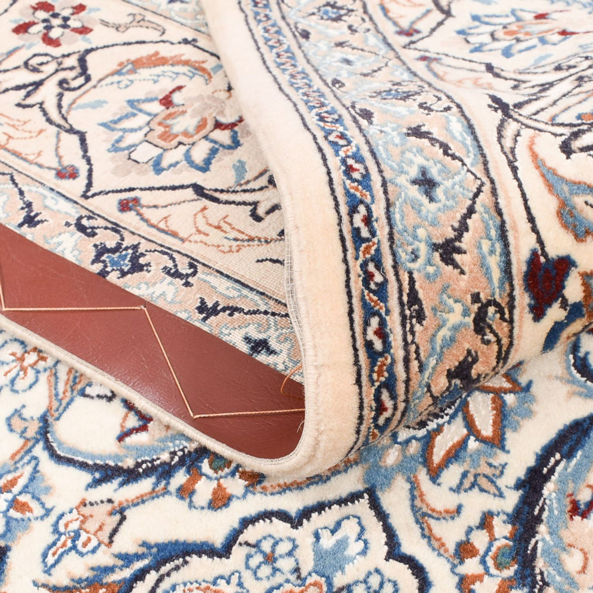 Dywan perski - Nain - Premium - 208 x 124 cm - jasny beż