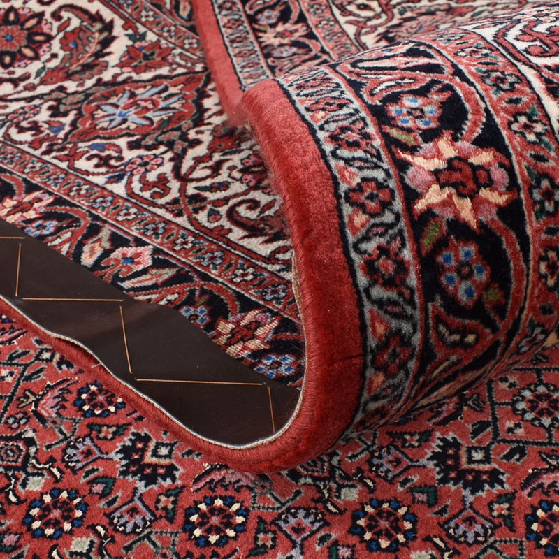 Dywan perski - Bijar - 392 x 300 cm - bordowa czerwień