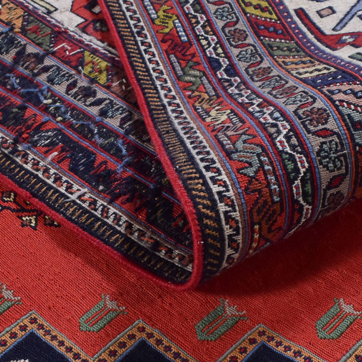 Dywan Kelim - Orientalny - 297 x 198 cm - wielokolorowy