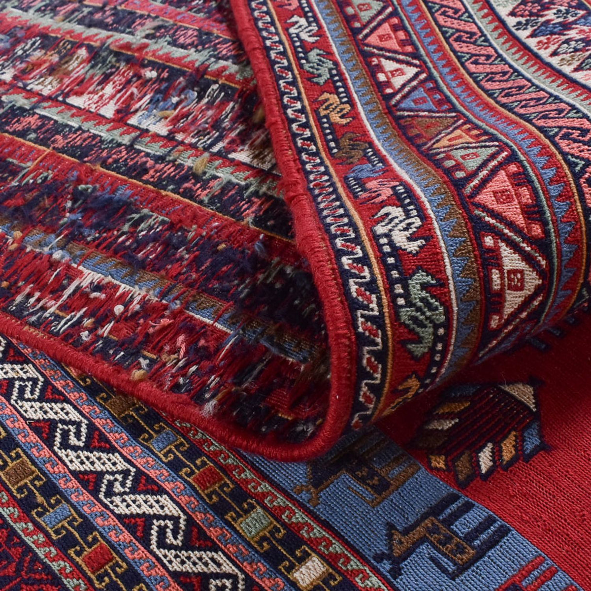 Dywan Kelim - Orientalny - 289 x 200 cm - wielokolorowy