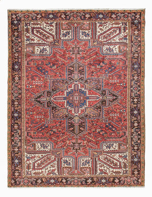 Perski dywan - Nomadyczny - 335 x 253 cm - czerwony