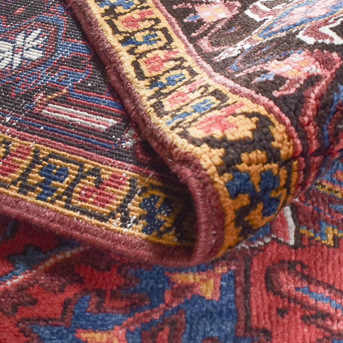 Perski dywan - Nomadyczny - 335 x 253 cm - czerwony