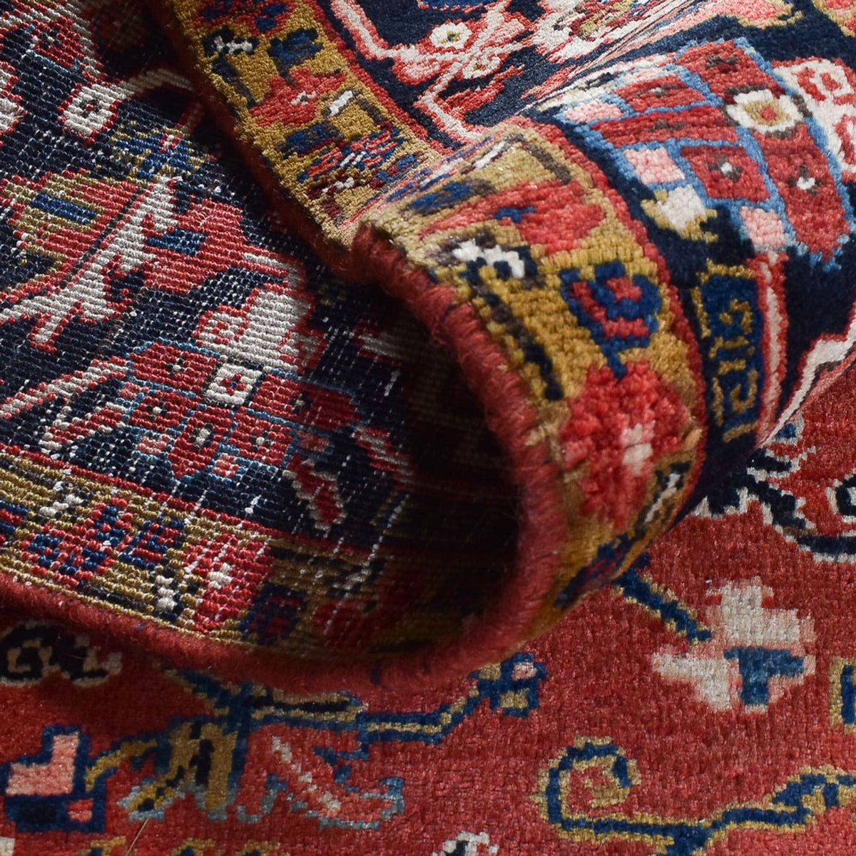 Perski dywan - Nomadyczny - 342 x 251 cm - czerwony