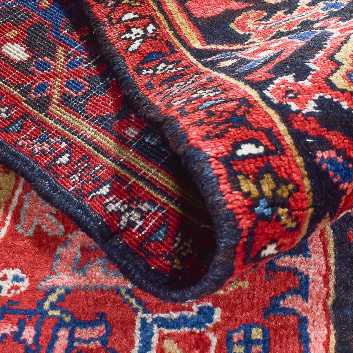 Perski dywan - Nomadyczny - 341 x 238 cm - czerwony