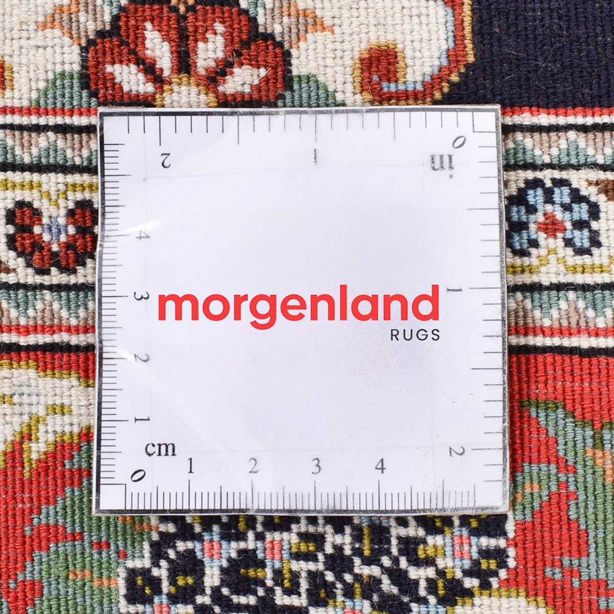 Perski dywan - Ghom - Królewski - 218 x 135 cm - ciemnoniebieski