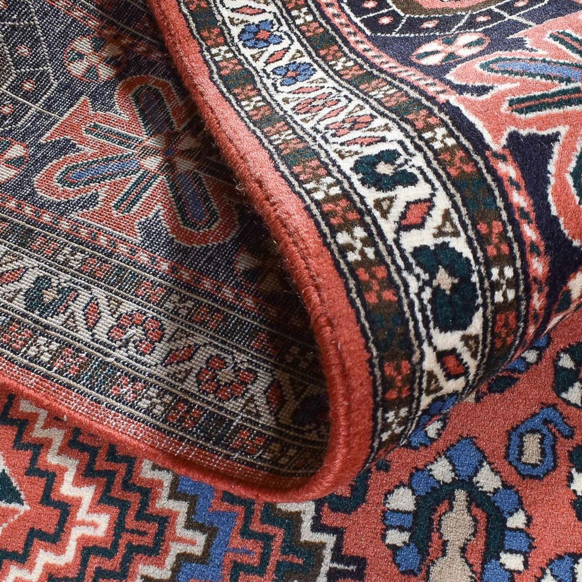 Perski dywan - Nomadyczny - 343 x 247 cm - jasna czerwień