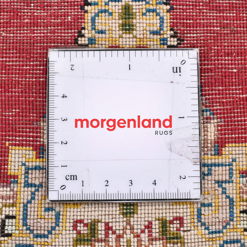 Dywan Gabbeh - Kashkuli perski - 40 x 40 cm - czerwony