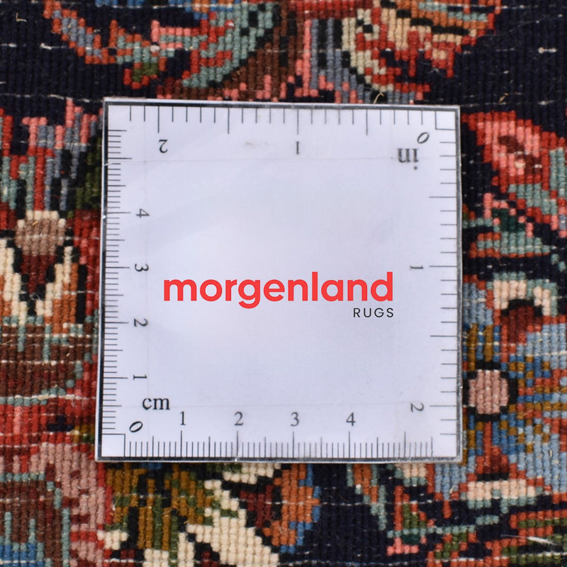 Biegacz Dywan perski - Bijar - 200 x 70 cm - ciemnoniebieski