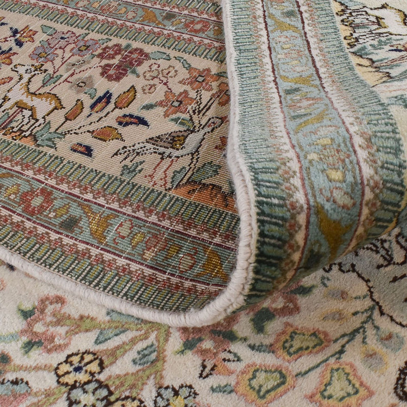 Dywan perski - Klasyczny kształt specjalny  - 365 x 302 cm - jasnozielony