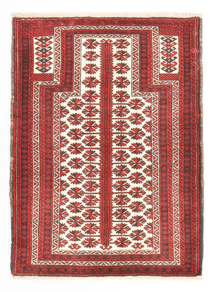 Dywan beludżycki - 137 x 100 cm - wielokolorowy