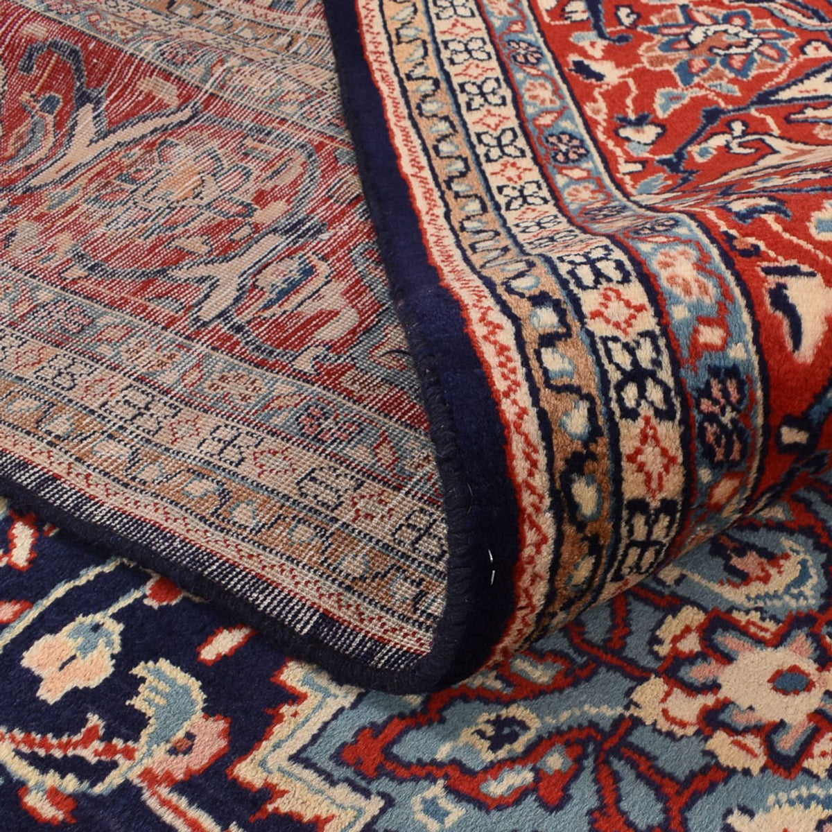 Dywan perski - Klasyczny - 308 x 253 cm - ciemnoniebieski