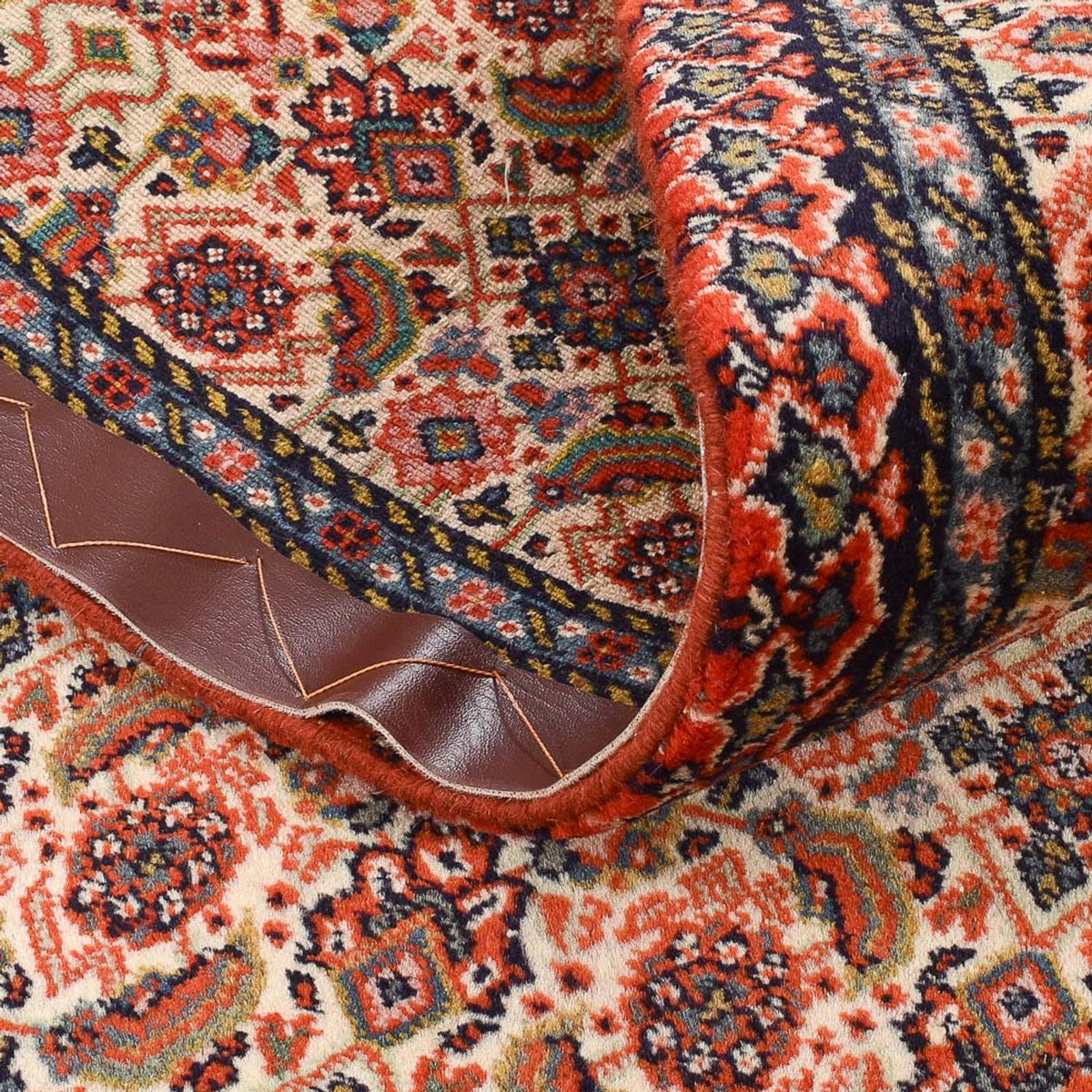 Biegacz Dywan perski - Tabriz - 282 x 83 cm - jasna czerwień