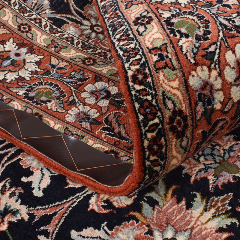 Dywan perski - Bijar - 223 x 140 cm - ciemnoniebieski