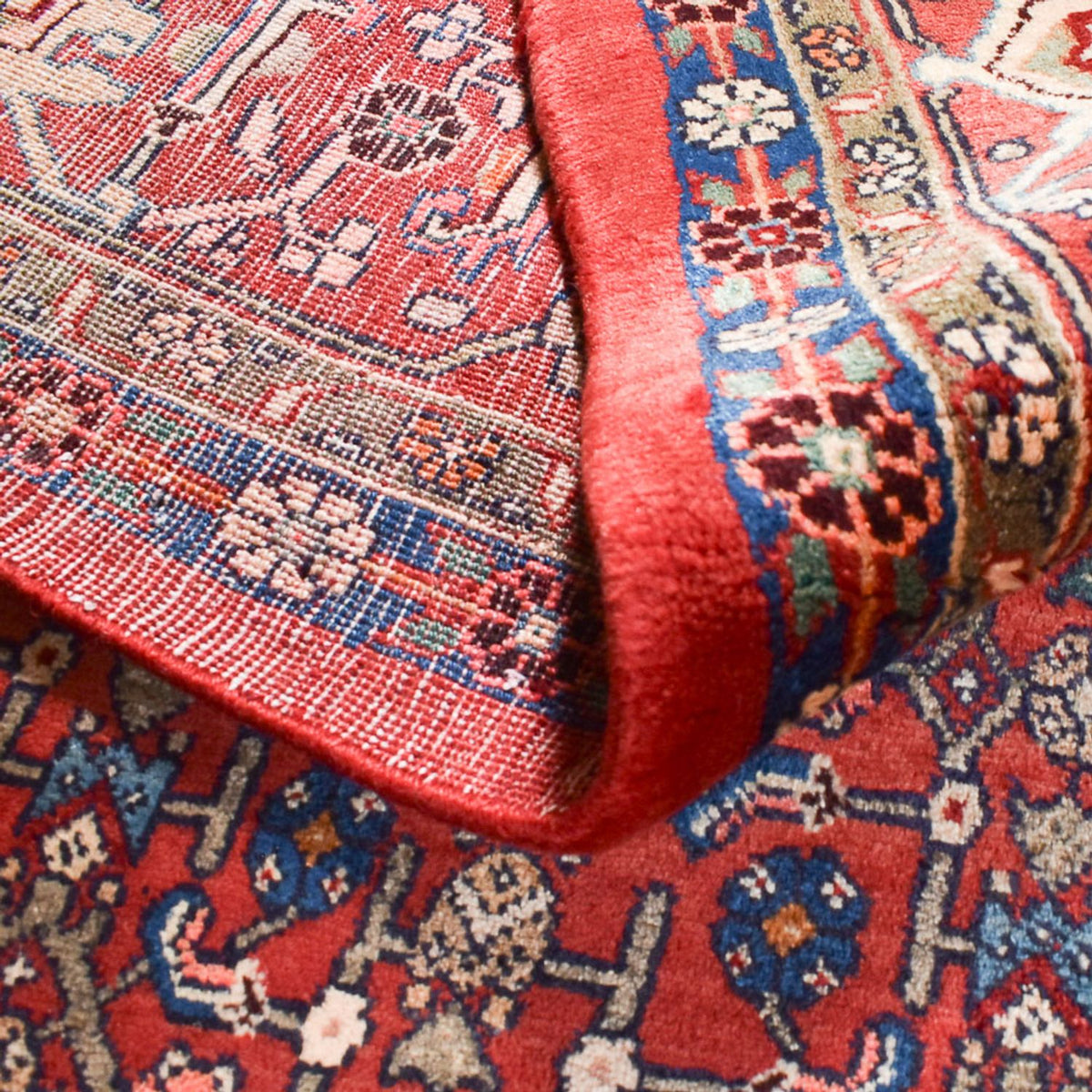 Dywan perski - Bijar - 286 x 201 cm - czerwony