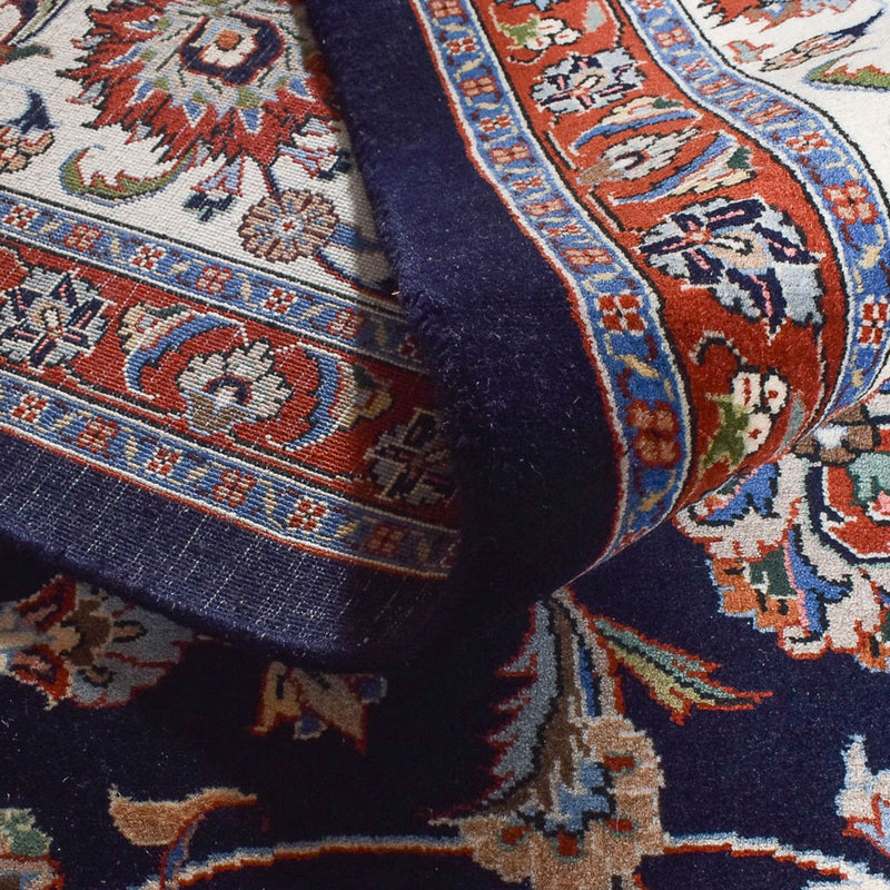 Dywan perski - Klasyczny - 350 x 301 cm - ciemnoniebieski