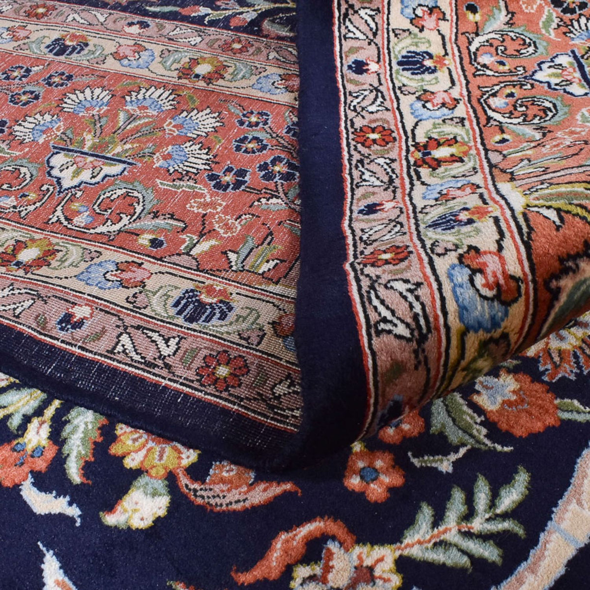 Dywan perski - Klasyczny - Royal - 380 x 258 cm - ciemnoniebieski