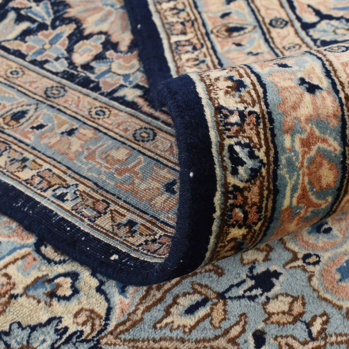 Dywan perski - Royal - 402 x 285 cm - ciemnoniebieski