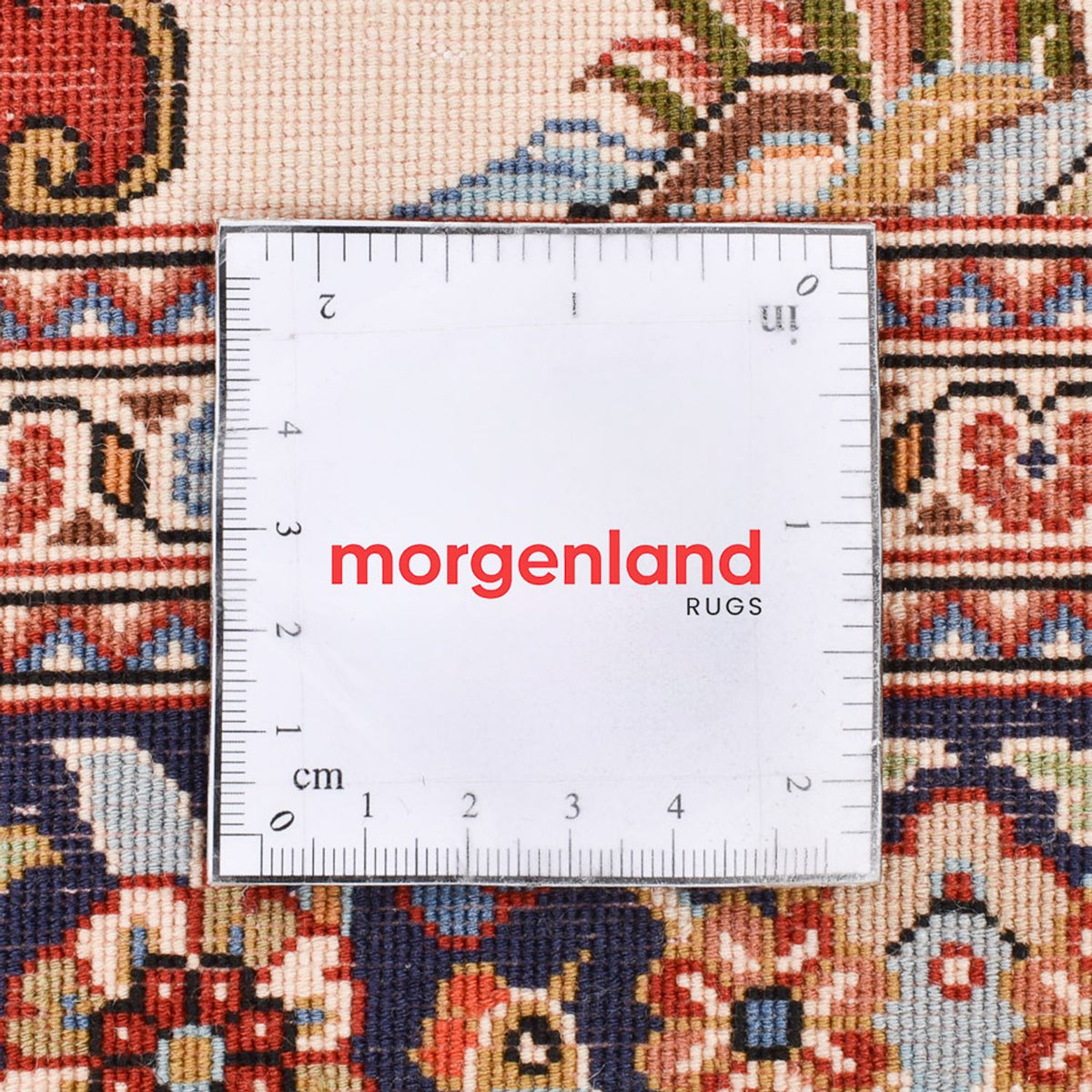 Perski dywan - Ghom - Królewski - 204 x 132 cm - beżowy