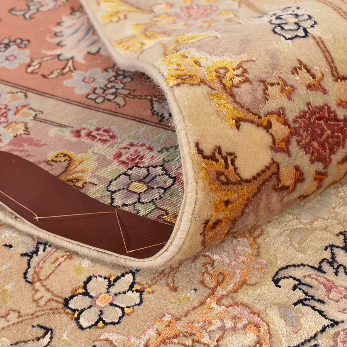 Dywan perski - Tabriz - Królewski - 414 x 293 cm - złoto