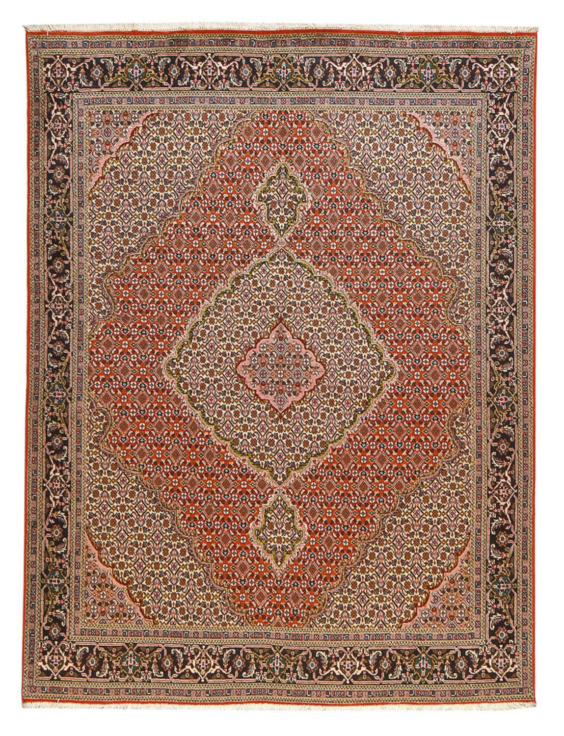 Dywan perski - Tabriz - Królewski - 200 x 152 cm - czerwony