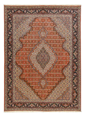 Dywan perski - Tabriz - Królewski - 203 x 150 cm - rdza