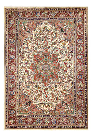 Dywan perski - Tabriz - Królewski - 367 x 252 cm - beżowy