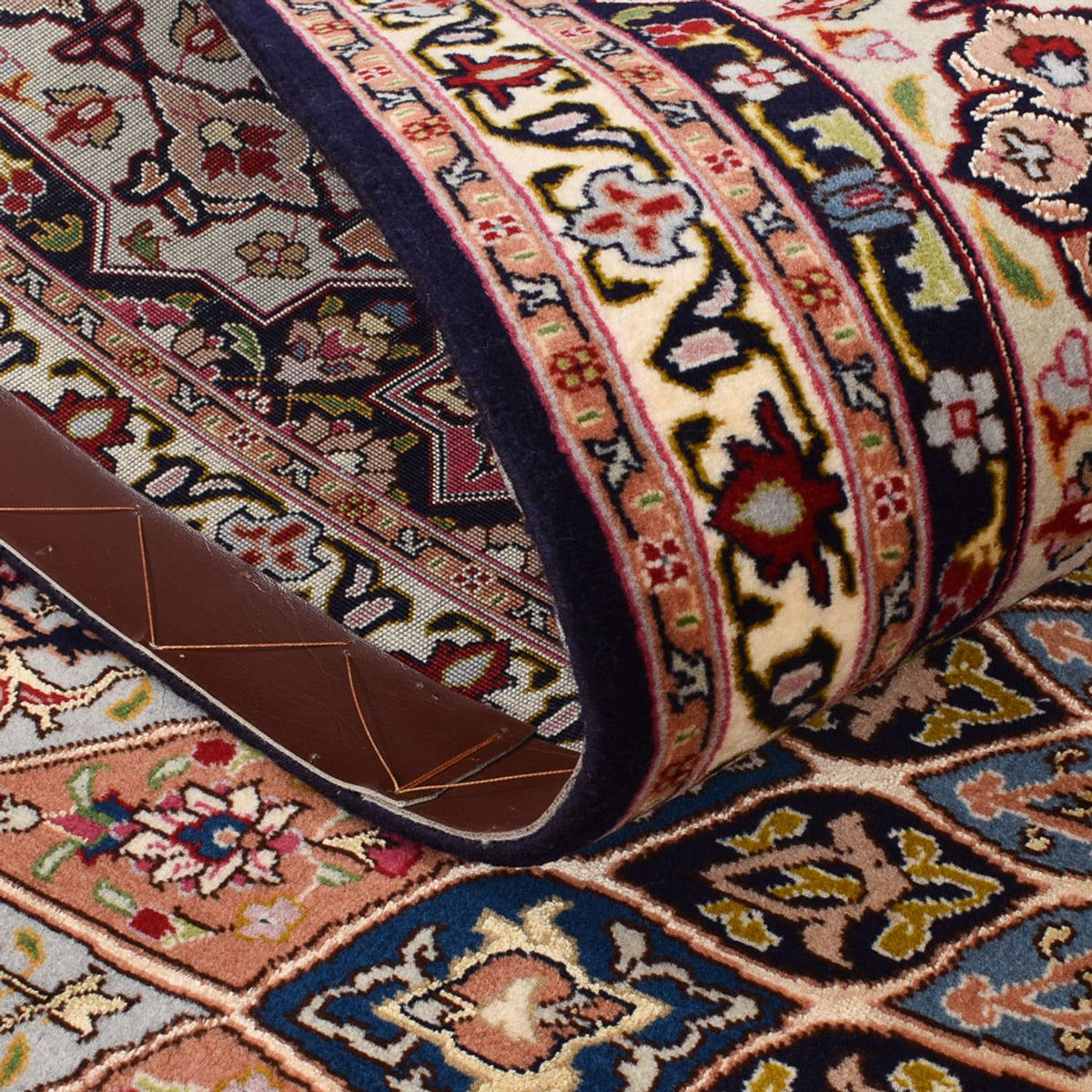 Dywan perski - Tabriz - Królewski - 260 x 200 cm - beżowy