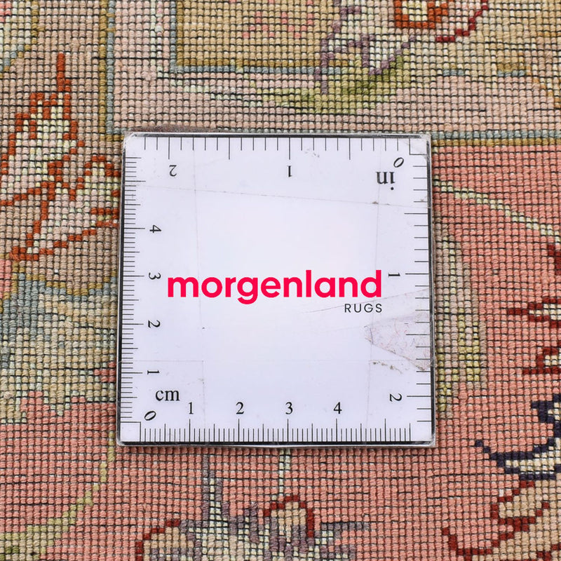 Dywan perski - Tabriz - Królewski kwadratowy  - 202 x 196 cm - ciemnoniebieski