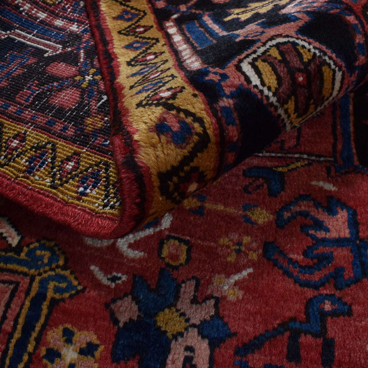 Perski dywan - Nomadyczny - 274 x 197 cm - czerwony