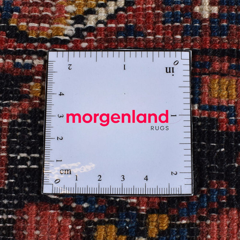 Perski dywan - Nomadyczny - 274 x 197 cm - czerwony