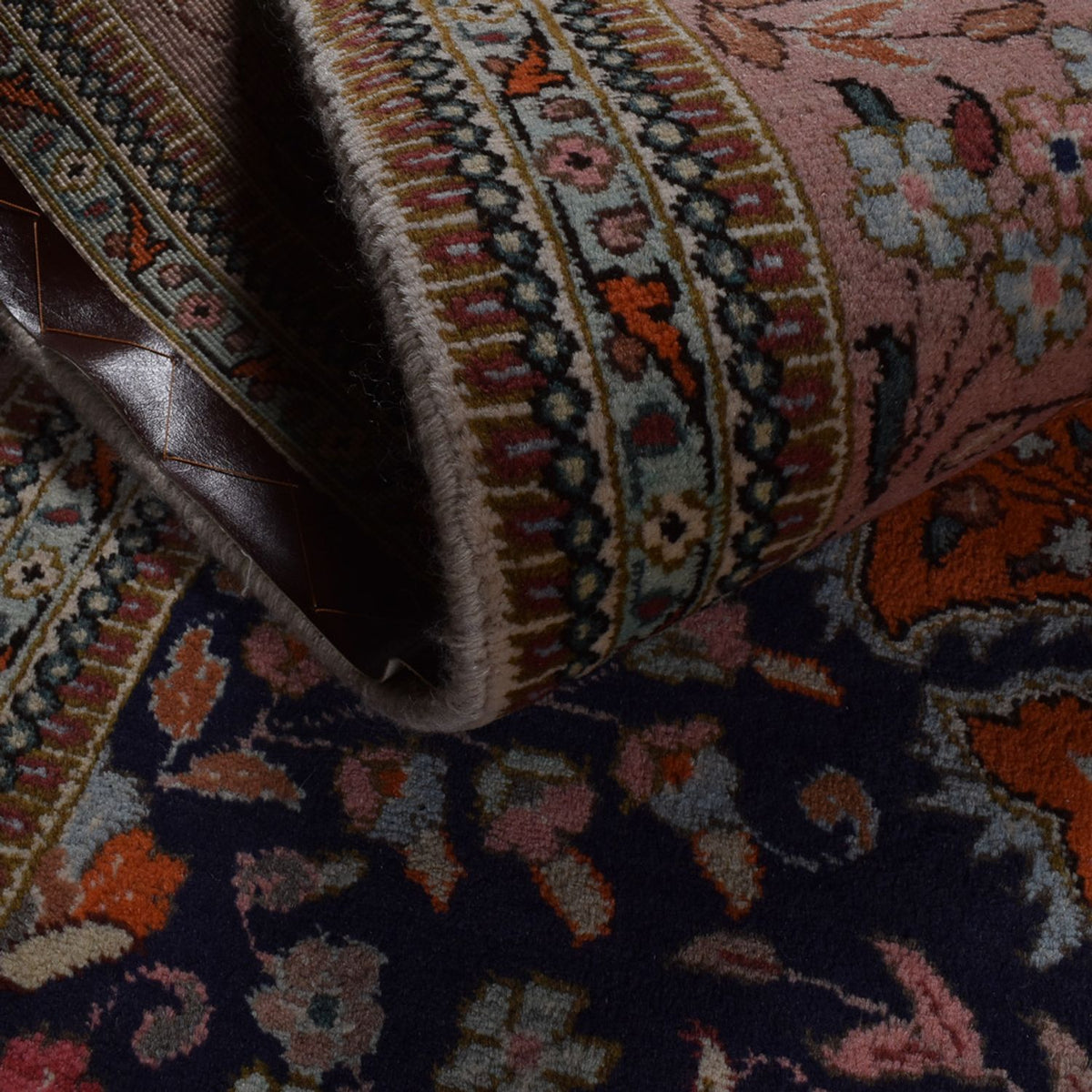 Dywan perski - Klasyczny - 307 x 205 cm - ciemnoniebieski