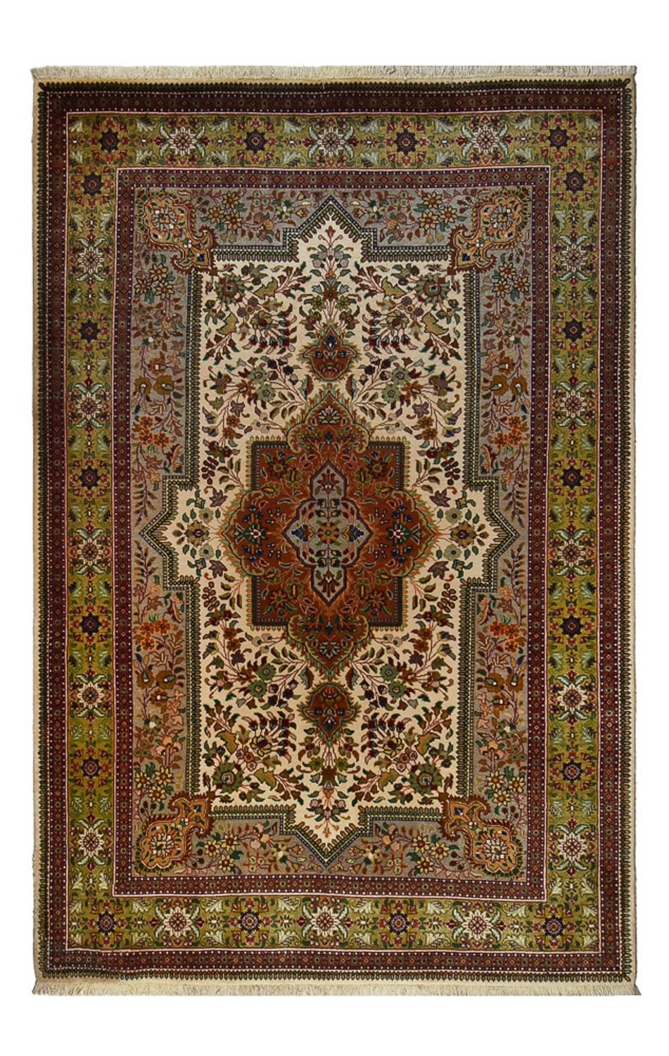 Dywan perski - Tabriz - 300 x 205 cm - piaskowy