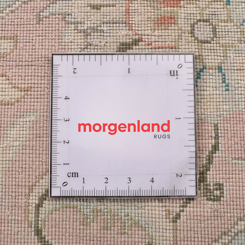 Dywan perski - Tabriz - Premium okrągły  - 200 x 200 cm - piaskowy