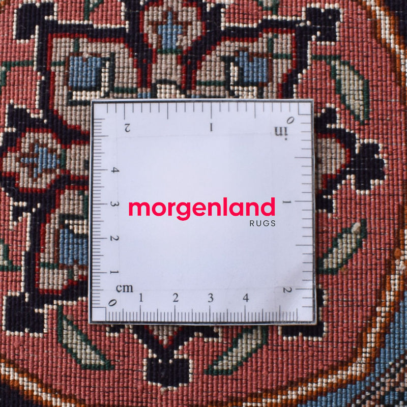 Dywan perski - Tabriz - Królewski okrągły  - 250 x 250 cm - wielokolorowy