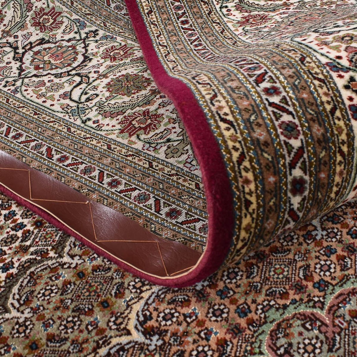 Dywan perski - Tabriz - Królewski - 346 x 255 cm - rdza