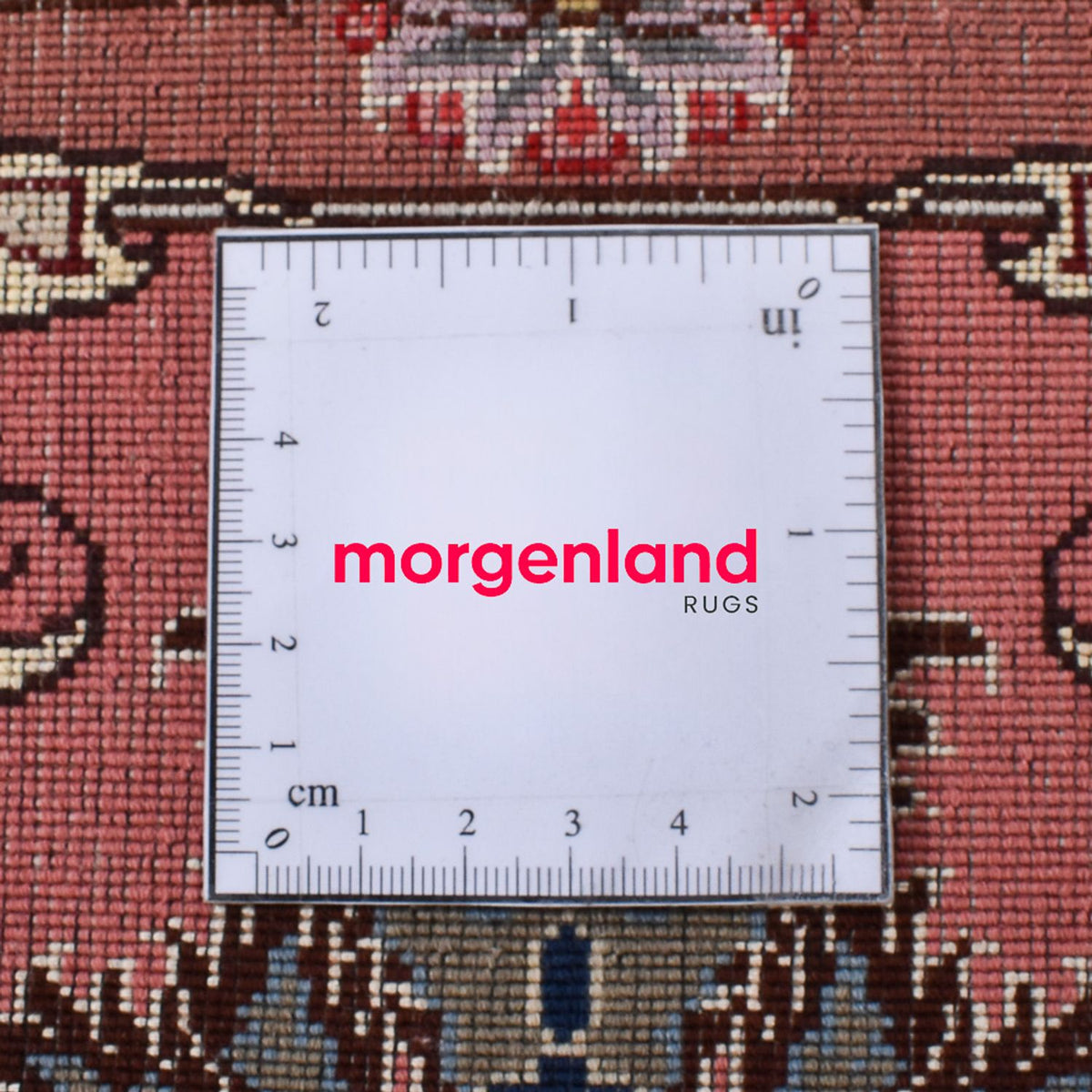 Dywan perski - Tabriz - Premium okrągły  - 250 x 250 cm - ciemnoniebieski