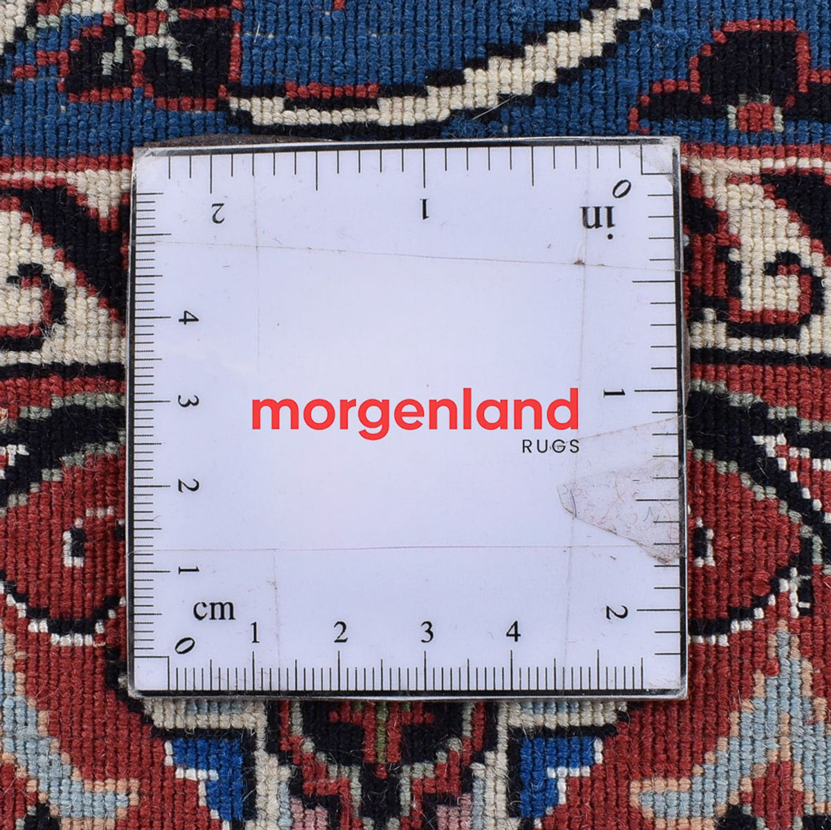 Dywan perski - Bijar - 402 x 307 cm - ciemnoniebieski