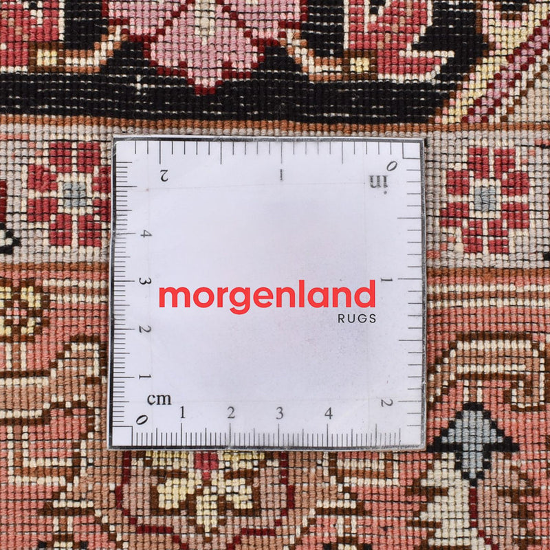 Biegacz Dywan perski - Tabriz - Królewski - 352 x 90 cm - jasna czerwień