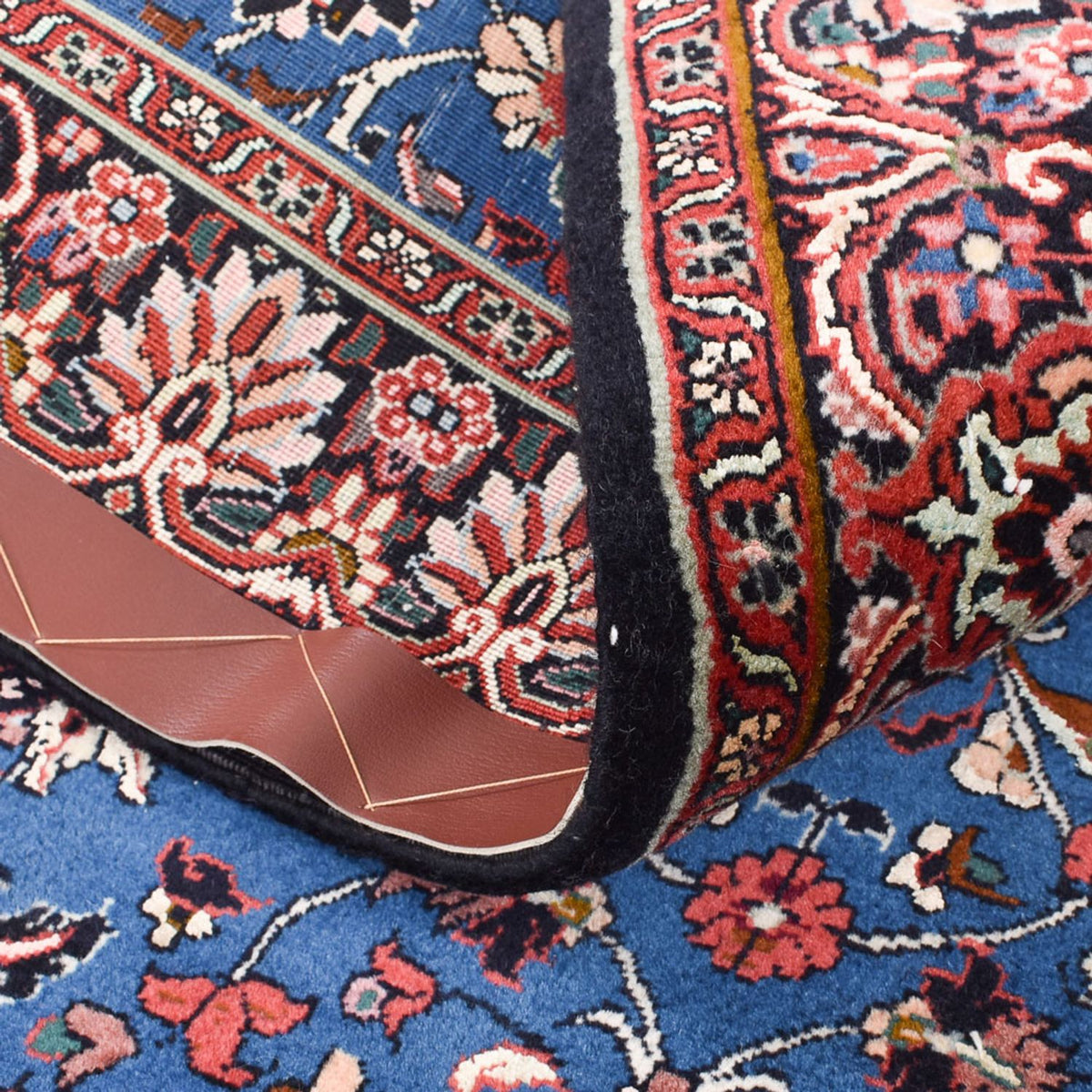 Dywan perski - Bijar - 180 x 111 cm - niebieski