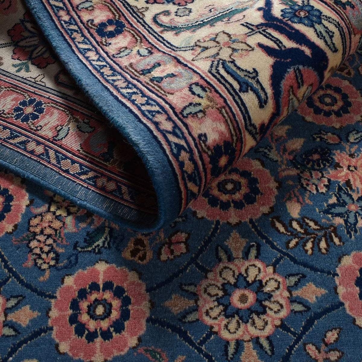 Perski dywan - Nomadyczny - 286 x 198 cm - niebieski