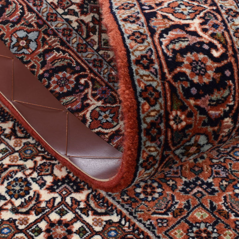 Biegacz Dywan perski - Bijar - 377 x 83 cm - rdza