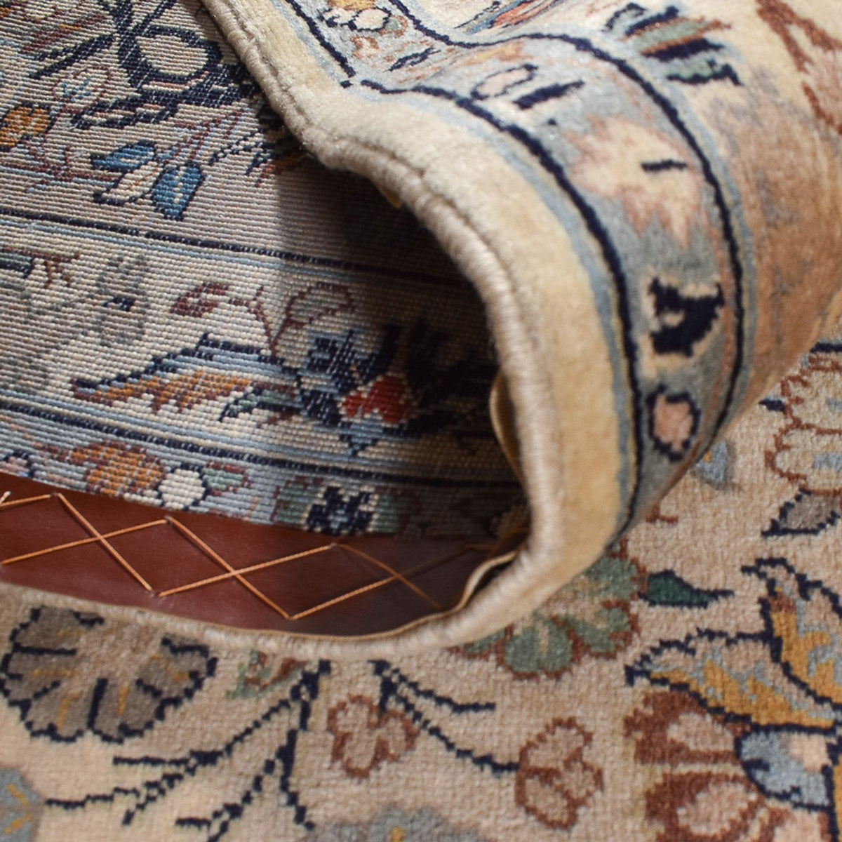 Dywan perski - Keshan - 342 x 247 cm - piaskowy