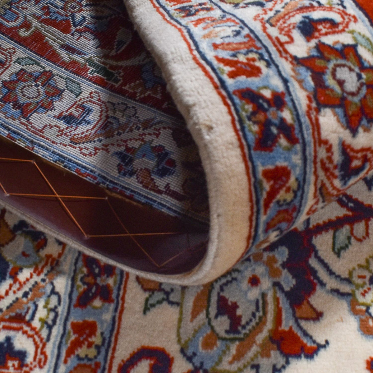 Dywan perski - Keshan - 356 x 259 cm - rdza