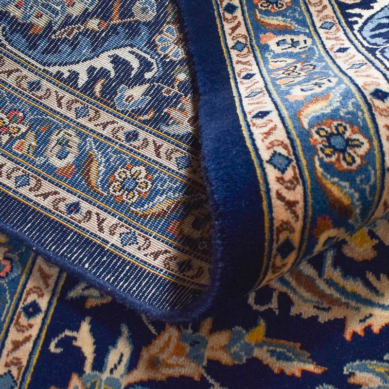 Dywan perski - Klasyczny - 346 x 248 cm - ciemnoniebieski